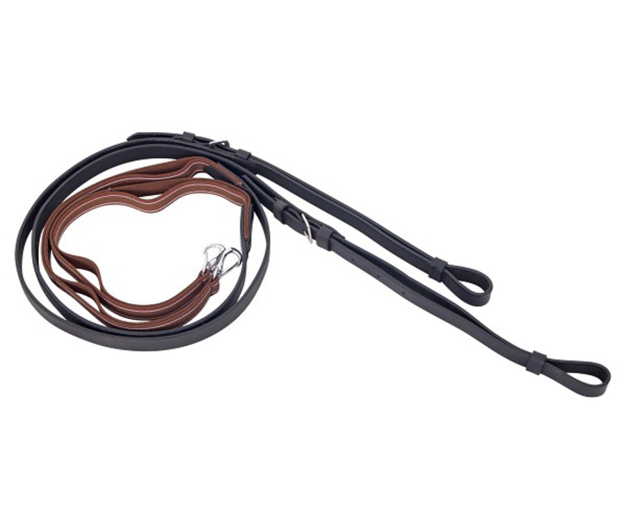 Blue Tag Leather Side Reins image 0